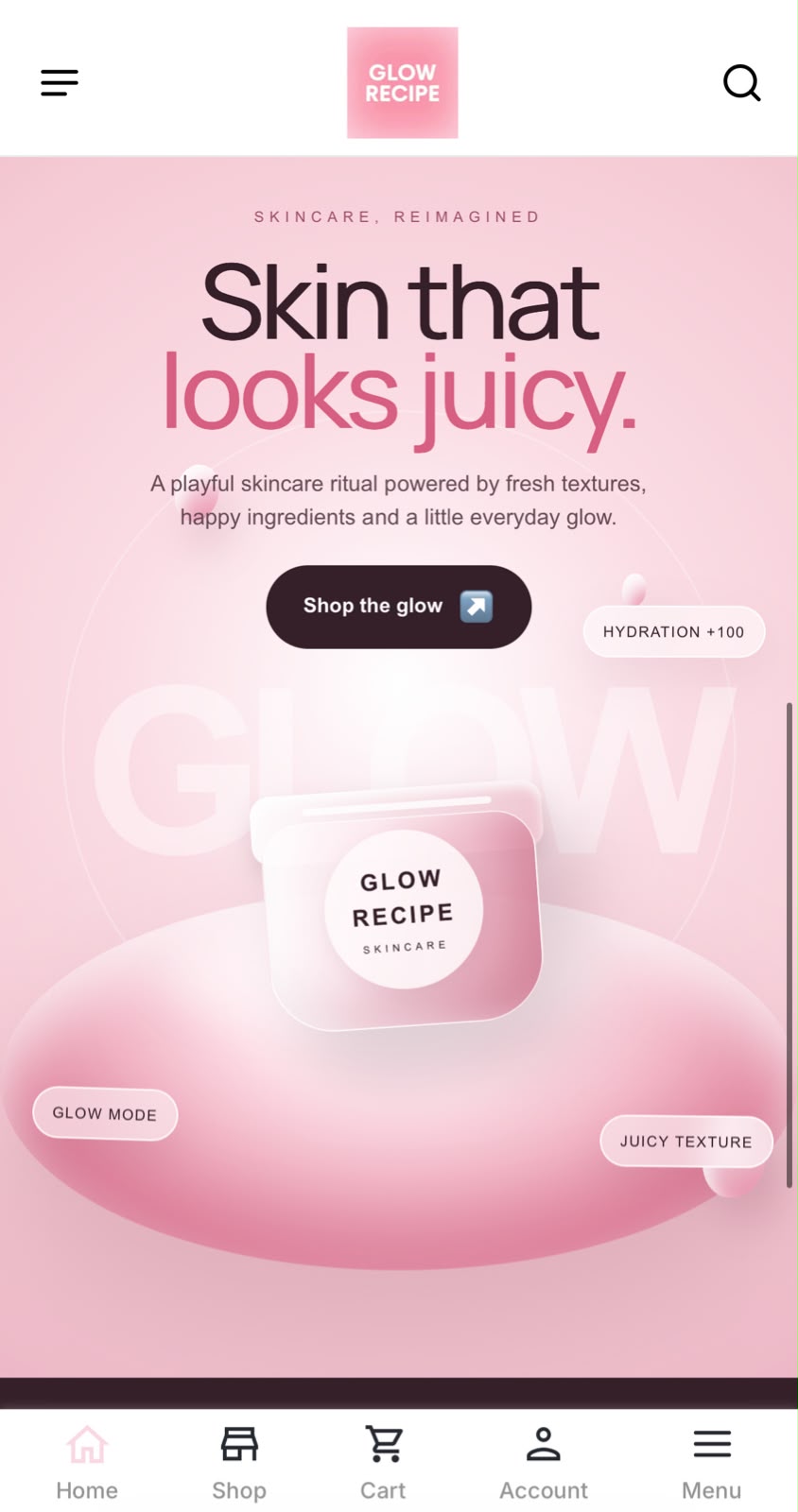 Example ecommerce store screen 3